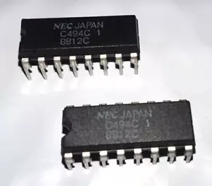UPC494C "Original" NEC 16P DIP IC 2 Stück - Bild 1 von 1
