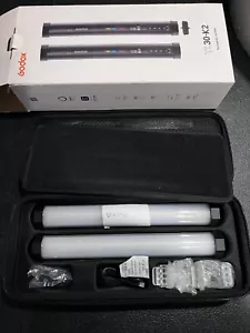 As-is Defective Godox TL30-K2 RGB Tube Light 2-Light Kit - Picture 1 of 4