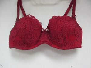 Adore Me Women's Dolle Contour Bra Underwire Red Size 34C NWOT!!