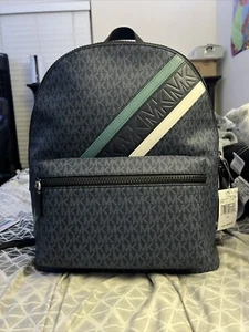 Michael Kors Cooper Backpack Men : Navy/Fade Mint - Picture 1 of 6