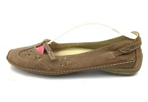 ZAPATOS SEÑORA EASY STREET MEDIAS BAILARINAS TALLA: 40 UK: 6,5 MARRÓN - Imagen 1 de 4