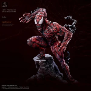 1/24 Scale H75mm Venom Carnage Unpainted Model Kits Unassembled YUFAN Model - Picture 1 of 6