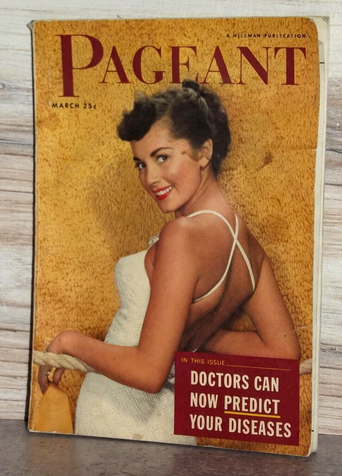 Pageant Magazine March 1950 Jean Brown on Cover B90 Foto 1 de 1