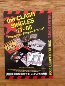 The Clash Singles Box 2004 ORIGINAL ausklappbares japanisches POSTER Größe: 10x7 Zoll - Bild 1 von 5