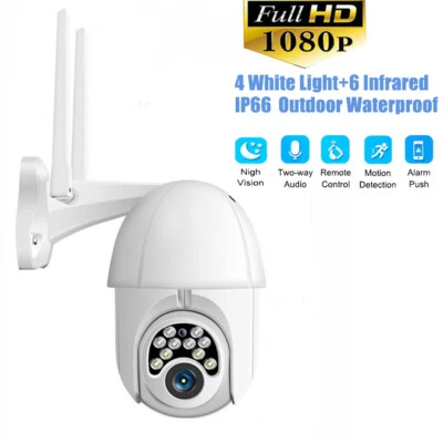 Drahtlose IP Kamera CCTV HD 1080P WIFI Außen PTZ Smart Home Sicherheit IR Cam - Bild 1 von 4