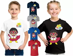 Ryan Toys Review T-Shirt Geburtstag Geschenk Mädchen Jungen Kinder Weihnachten Top - Bild 1 von 7