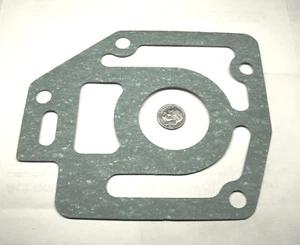 MILITARY VEHICLE MANIFOLD GASKET 6" L 5-1/8" W (5) 7/16" D BOLT HOLES 1-3/4" ID - Picture 1 of 5