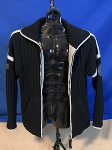 Diesel zip up sweater SOHJO Frost Bite Vintage 2000s M 100% Wool - Picture 1 of 9