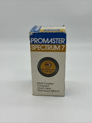 Promaster AF Zoom Multi-Coated 80-200mm 1:3.8 Lens Excellent Cond. - Image 1 of 4