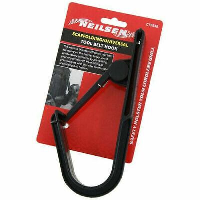 Scaffolding / Universal Power Tool Belt Hook Impact Drill Holder Neilsen CT5548 • 8.95£