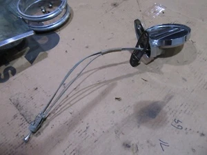 1967 1968 Dodge Monaco Polara driver side exterior adjustable mirror trim chrome - Foto 1 di 5