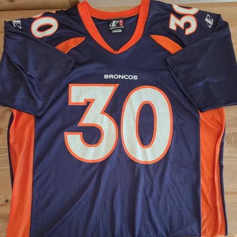 Vintage Denver Broncos Terrell Davis Logoathletic Jersey Size XXL 1998 90s NFL Cover