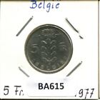 5 FRANCS 1976 DUTCH Text BELGIUM Coin #BA615.G