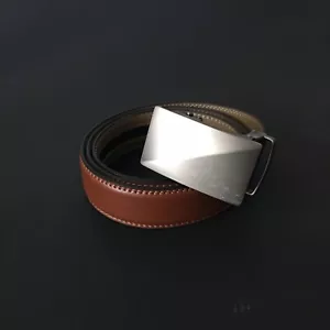 CHAOREN Leather Ratchet Belt Men - Customizable Fit, Effortless Style (35mm) - Picture 1 of 15