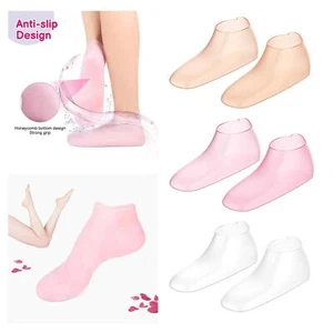 2 stück Silikon Socken für Frauen Fuß SPA Socken für Rissige Ferse SPA - Picture 1 of 18