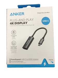 Anker PowerExpand+ USB-C to HDMI Adapter Plug-and-Play 4K Display Output Cable - Picture 1 of 2