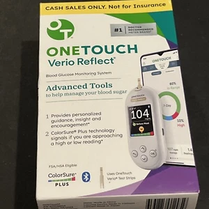 One Touch Verio Reflektometr System monitorowania glukozy we krwi Zestaw dostaw USA - Zdjęcie 1 z 5