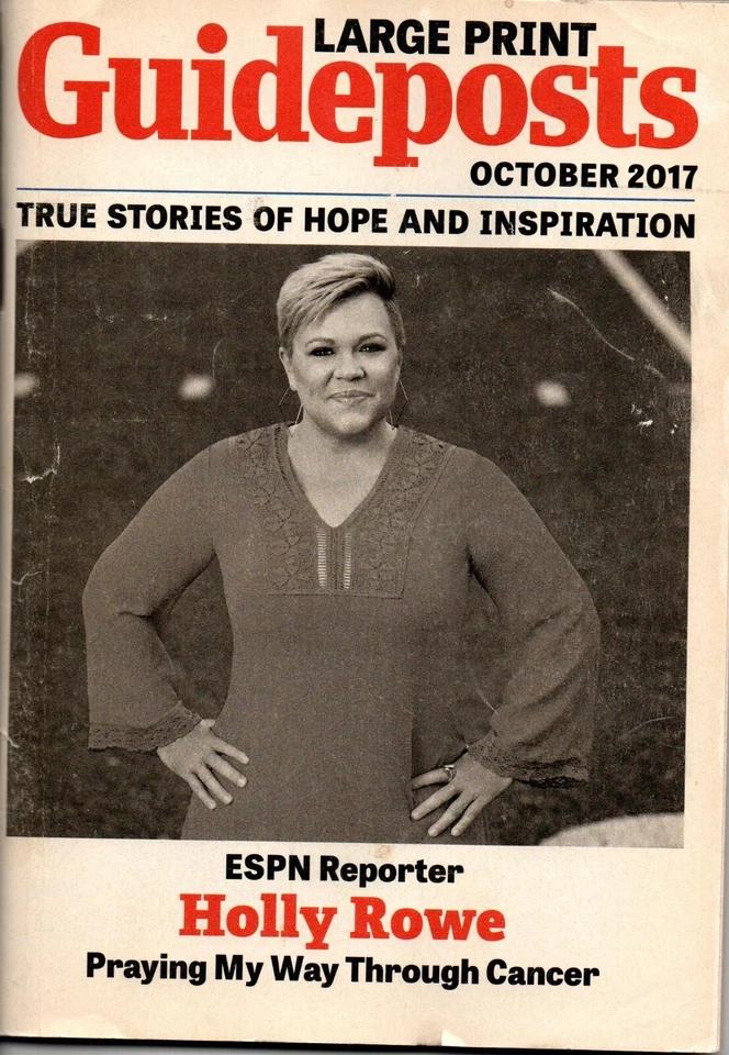 Guideposts Magazine Large Print October 2017 ESPN Reporter Holly Rowe - Image 1 of 1