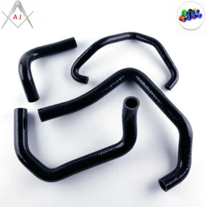 For Kawasaki Ninja ZX6R ZX-6R 636cc/ ZX 636 2005 2006 Silicone Hoses Kit Black - Picture 1 of 7