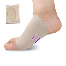 1Pair Plantar Fasciitis Arch Support Sleeve Arch Sock Heel Cushion Foot Pads