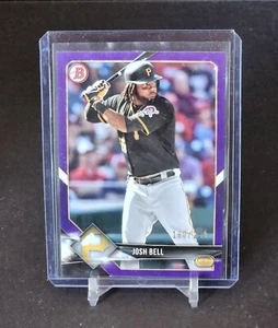 2018 Bowman Purple #92 Josh Bell /250 - Picture 1 of 3