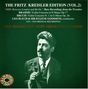 [NEW CD] THE FRITZ KREISLER EDITION Vol 2, 1929:Rare Recording from the Twenties - Bild 1 von 2