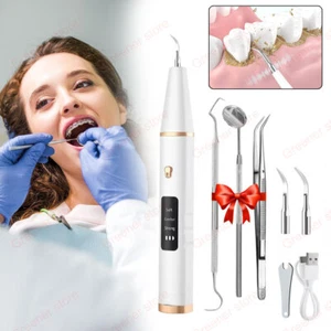 Kit Pulizia Denti Ultrasuoni Scaler Dentale Pulizia Denti Rimuovi Placca Tartaro - Foto 1 di 16