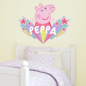 Pegatina de pared Peppa Pig starburst | gama oficial de Peppa Pig - Imagen 1 de 7