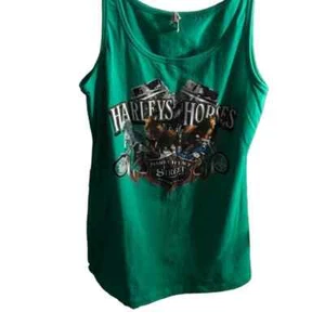 Harley's and Horses Tank Top Neu ohne Etikett - Bild 1 von 2