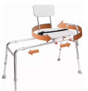 Eagle Health Supplies Tub-Mount Swivel Transfer Bench 350lbs Cap - Picture 1 of 3