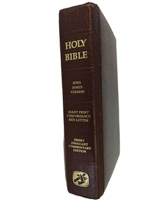 KJV Holy Bible King James Version Jimmy Swaggart Giant Print Commentary Edition - Imagen 1 de 23