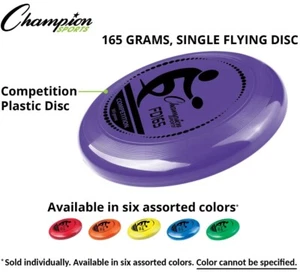 Champion Sports 165 Gram Competition Plastic Flying Discs (Cannot specify color) - Picture 1 of 7