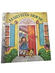 MARTHA'S HOUSE ~ vintage 1st ed. First Little Golden Book ~ Kunhardt, 1982 - Picture 1 of 3