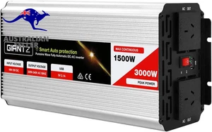 Power Inverter, 1500W/3000W 12V to 240V Electric Portable Pure Sine Wave Inverte - Picture 1 of 12