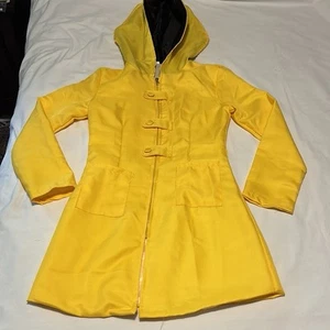 Kids Coraline Yellow Raincoat ~ Medium - Picture 1 of 9