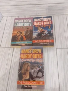 3 Nancy Drew Hardy Boys Super Mystery Books, Keene - Picture 1 of 6