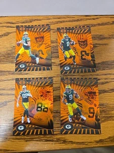 2024 Illusions Green Bay Packers 4 Card Lot - Orange Trophy - Love, Jacobs, ++ - Picture 1 of 9