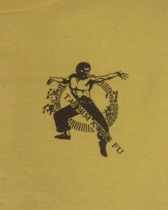 vintage 90s FOTL tag Tai Yim Kung Fu T-Shirt Double Sided SZ XL - Picture 1 of 6
