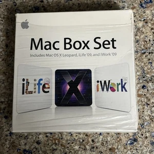 Mac OS X Leopard 10.5.6 iLife iWork 09 Apple Upgrade Software DVDs Open Box Set - Picture 1 of 17