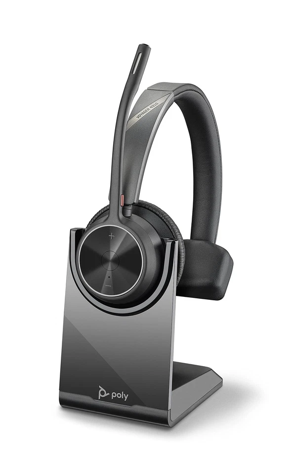 Poly - Voyager 4310 UC Wireless Headset + Charge Stand (Plantronics) - Single-Ea - Image 1 of 1