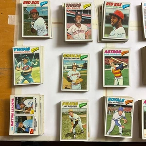1977 Topps Baseball Complete Set NM 660 cards - Bild 1 von 13