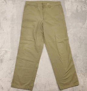 Patagonia Pants Mens 36 Khaki Green Organic Cotton Chino Straight Leg All-Wear - Picture 1 of 14