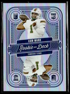 2025 Donruss Elite #8 Cam Ward Rookie on Deck #/799 - Picture 1 of 2