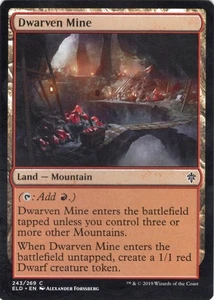Dwarven Mine C Throne of Eldraine 243 NM - Picture 1 of 2
