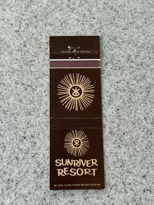 Cubierta de libro de cerillas vintage Sunriver Resort Sunriver Oregon 334 - Imagen 1 de 2
