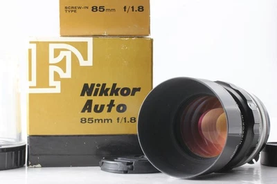 [N MINT in Box Case Hood HN-7] Nikon NIKKOR-H Auto 85mm f/1.8 Non Ai  From JAPAN - Image 1 of 4
