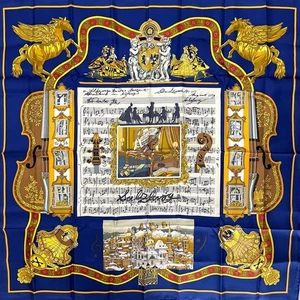 Bufanda de seda Hermes Carré 90 IN SALZBURG etiquetas azules caja sin usar. - Imagen 1 de 16