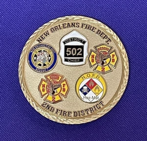 New Orleans Fire Dept 2nd Fire District 2,25" - Bild 1 von 2