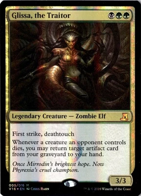 Glissa, The Traitor LP/NM* FOIL From The Vault Lore ENGLISH 005/016 -UnltdCards - Image 1 of 2