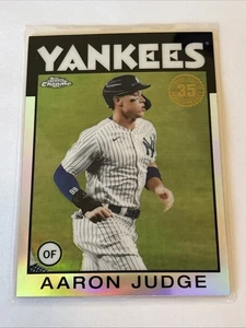 AARON JUDGE 35TH ANNIVERSARY REFRACTOR #86BC-1 2021 TOPPS CHROME - Picture 1 of 2